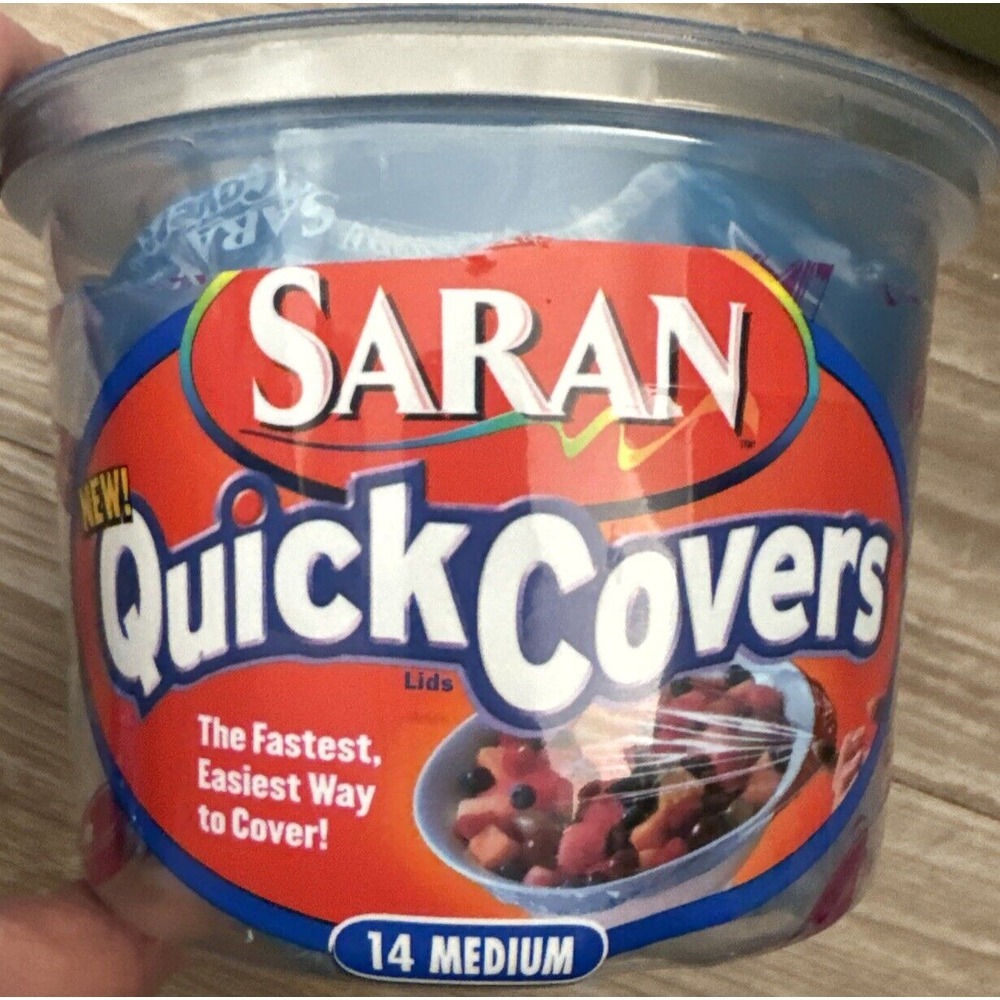 Saran Quick Covers 11 Medium New‎ Open - Covers 14 1/8 Diameter
